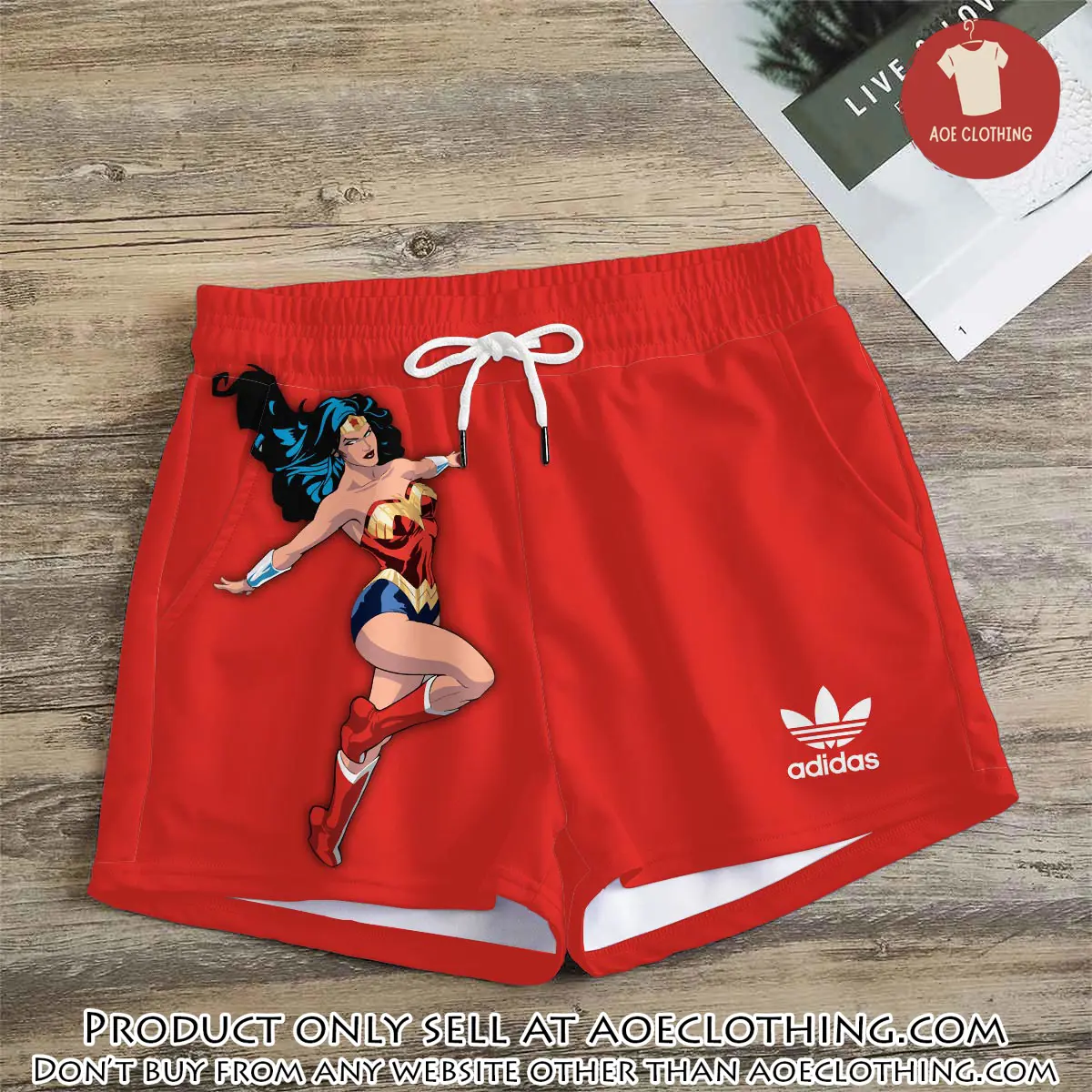 Premium wonder woman in adidas women shorts lady beach shorts wms1071 aoe2614584
